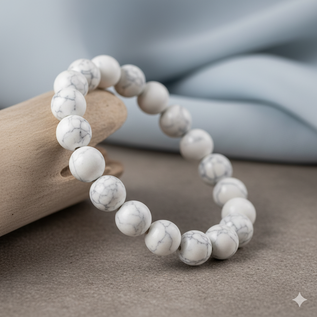 Howlite Bracelet 8MM Beads
