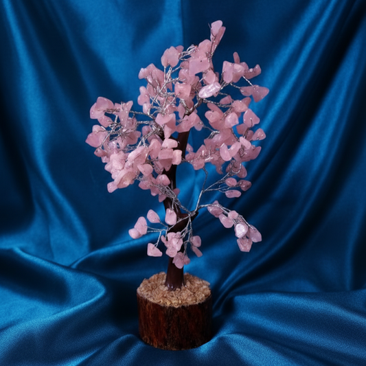 Rose Quartz Tree with 300 Chips